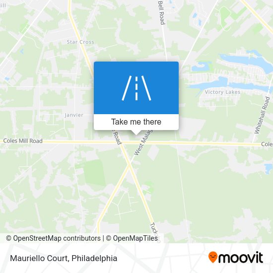 Mauriello Court map
