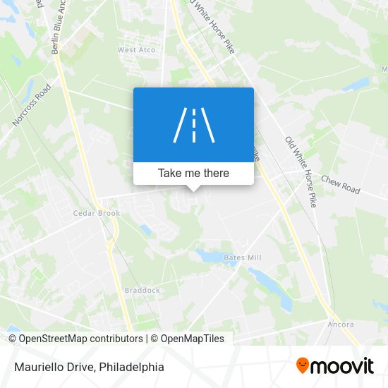 Mapa de Mauriello Drive