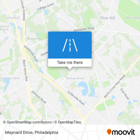 Mapa de Maynard Drive