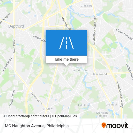 Mapa de MC Naughton Avenue