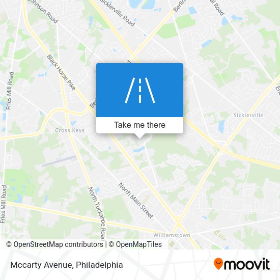 Mapa de Mccarty Avenue
