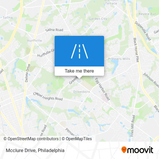 Mcclure Drive map