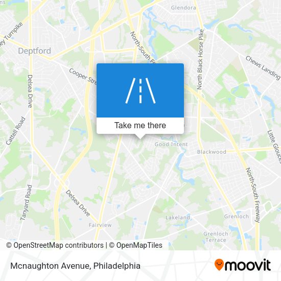 Mapa de Mcnaughton Avenue