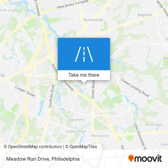 Meadow Run Drive map
