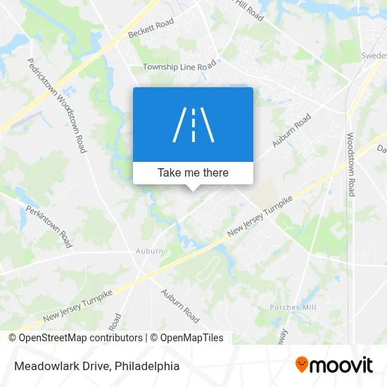Meadowlark Drive map