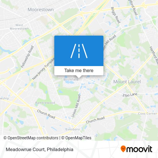 Mapa de Meadowrue Court
