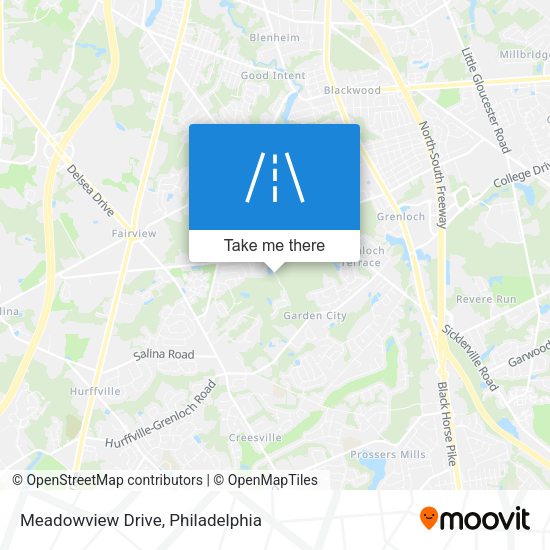 Meadowview Drive map