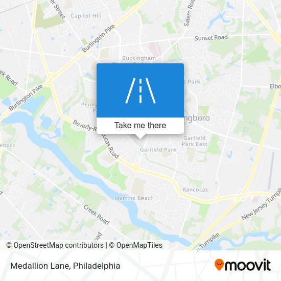 Mapa de Medallion Lane