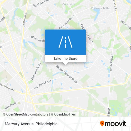 Mapa de Mercury Avenue