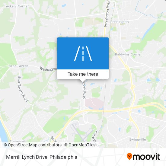 Mapa de Merrill Lynch Drive