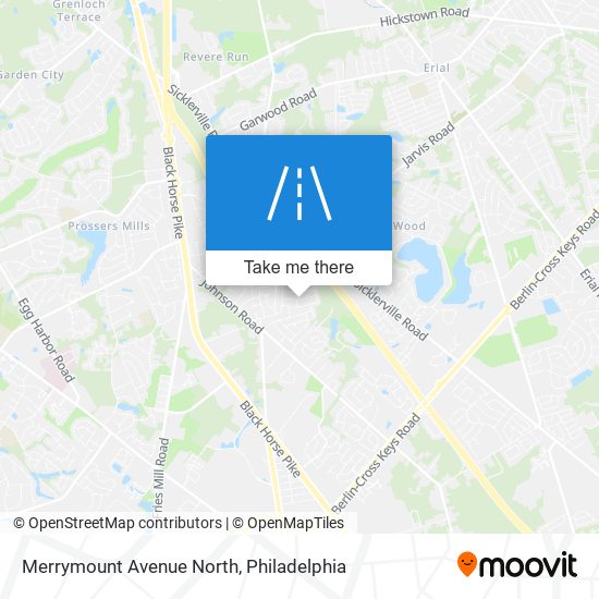 Merrymount Avenue North map