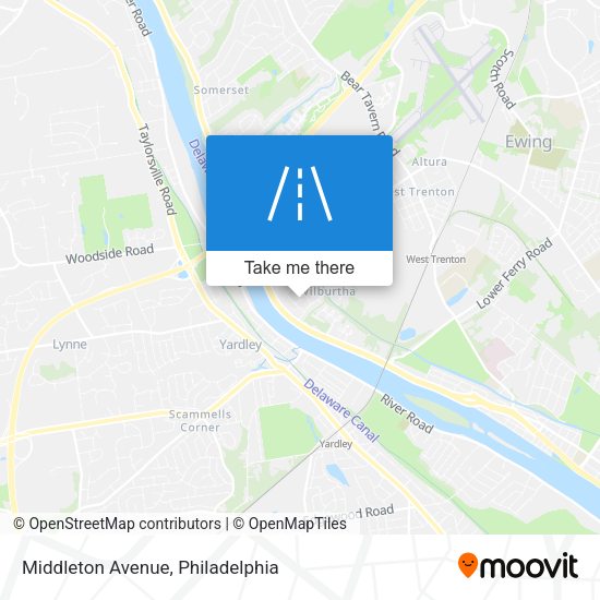 Mapa de Middleton Avenue