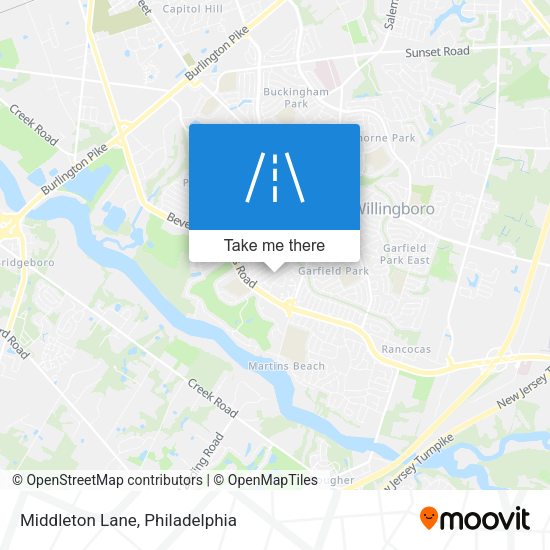 Mapa de Middleton Lane