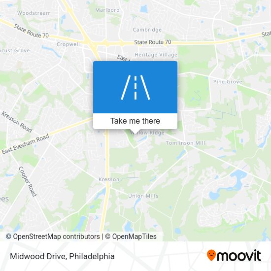 Mapa de Midwood Drive