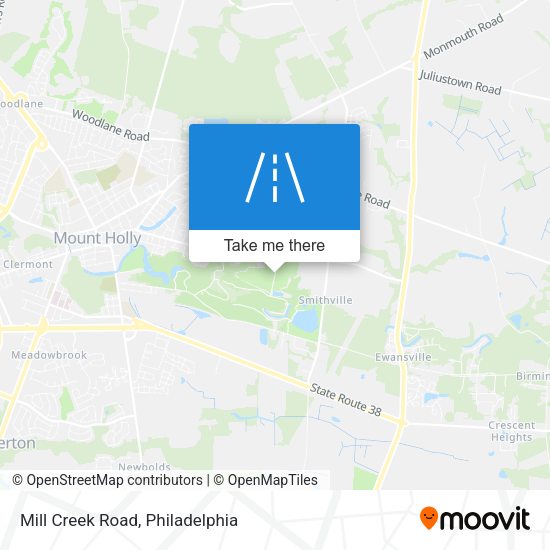 Mapa de Mill Creek Road