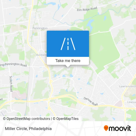 Miller Circle map