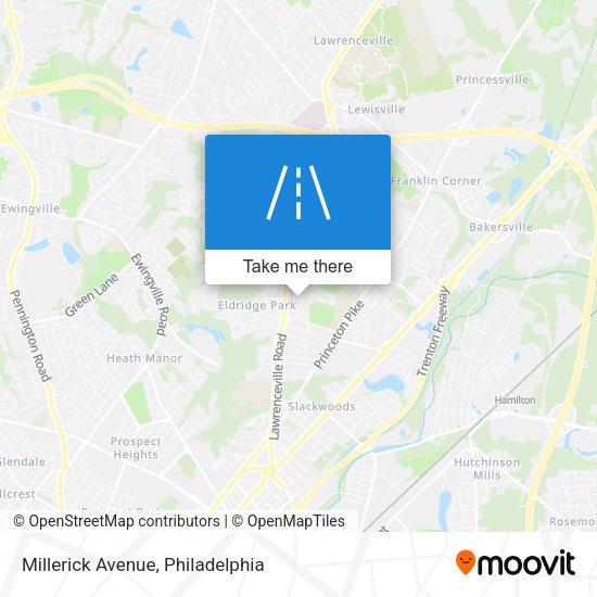 Millerick Avenue map