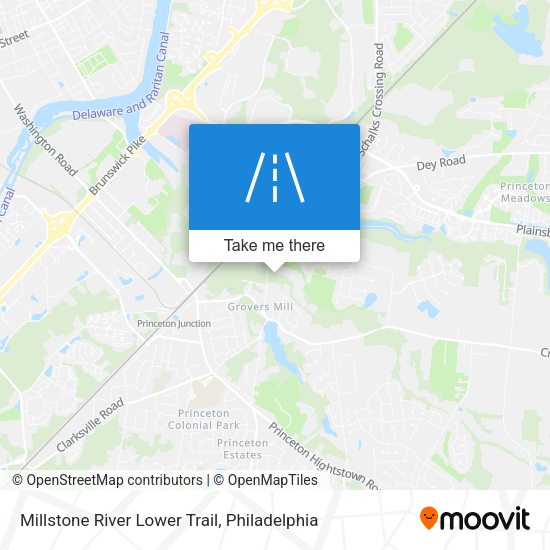 Millstone River Lower Trail map