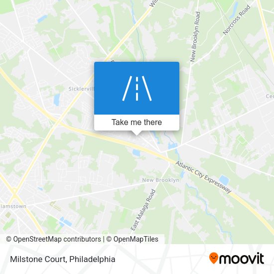 Mapa de Milstone Court