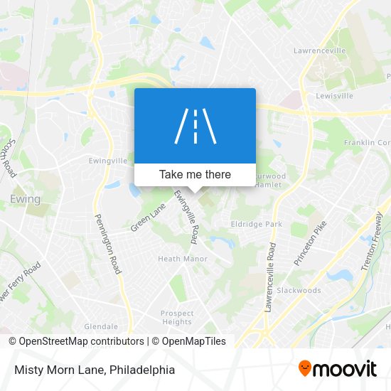 Misty Morn Lane map