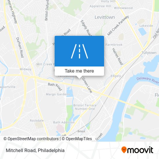 Mapa de Mitchell Road