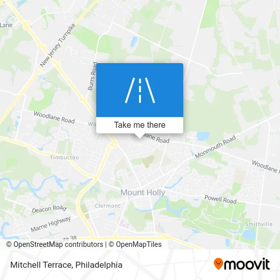 Mitchell Terrace map