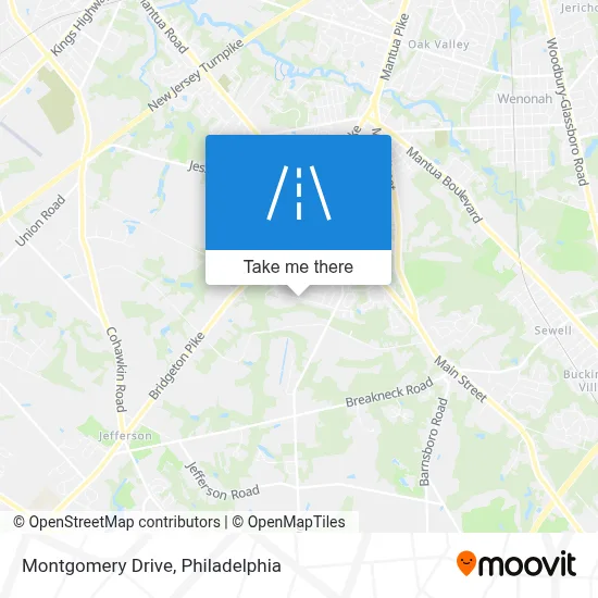 Montgomery Drive map