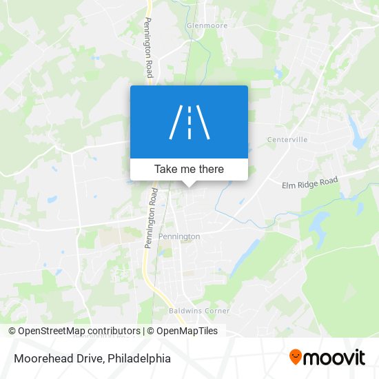 Moorehead Drive map