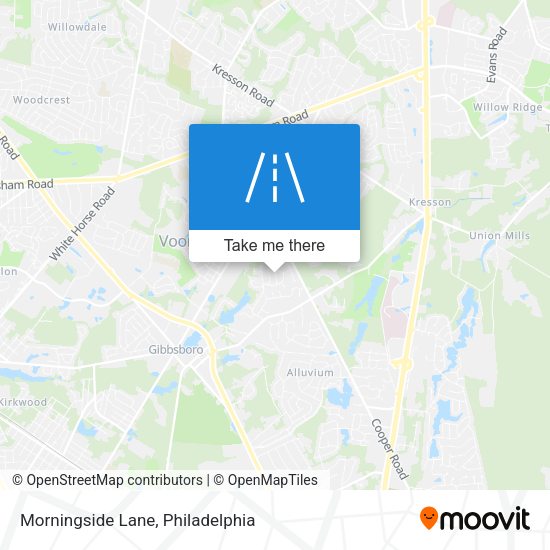 Mapa de Morningside Lane