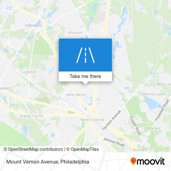 Mount Vernon Avenue map