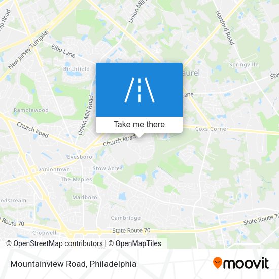 Mountainview Road map