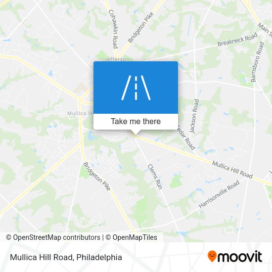 Mapa de Mullica Hill Road