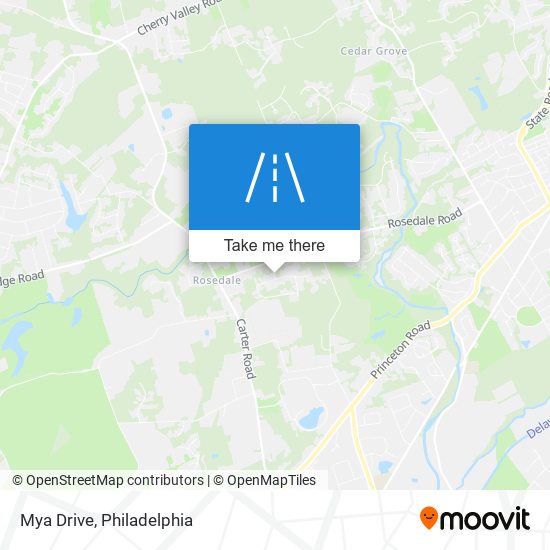 Mapa de Mya Drive