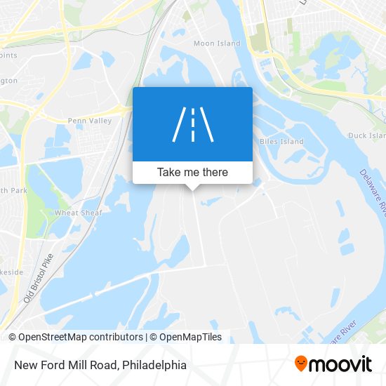 New Ford Mill Road map