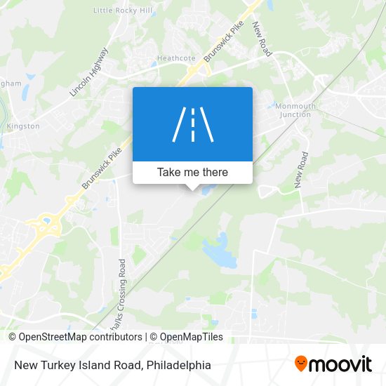 New Turkey Island Road map