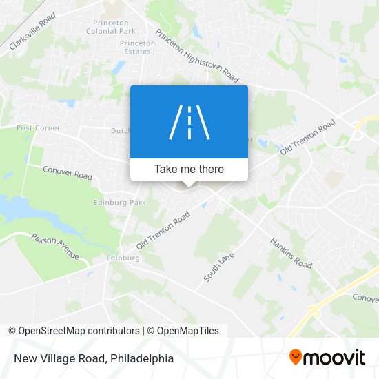 New Village Road map