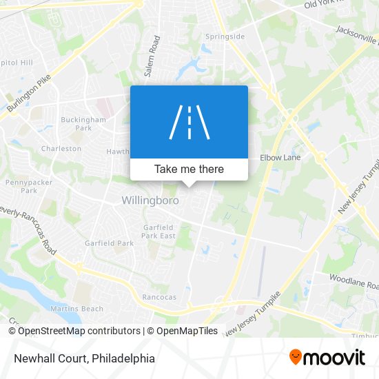 Mapa de Newhall Court