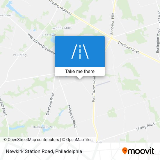 Newkirk Station Road map