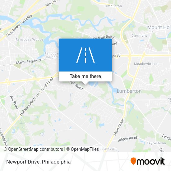 Mapa de Newport Drive