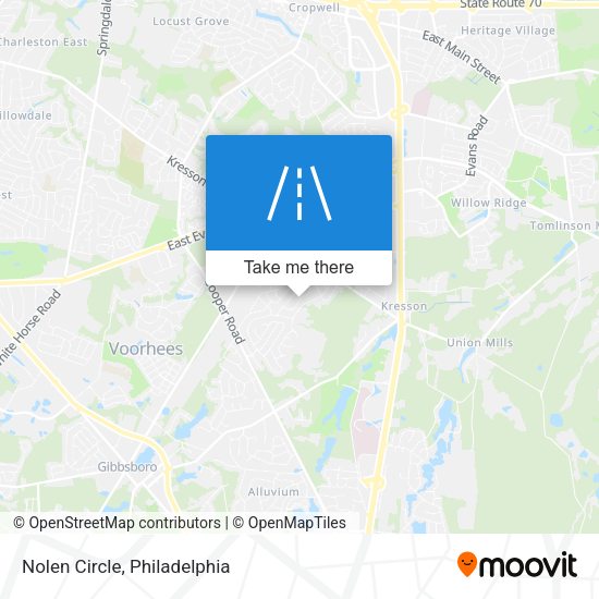 Mapa de Nolen Circle