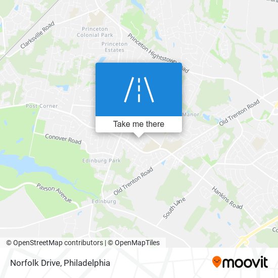 Mapa de Norfolk Drive