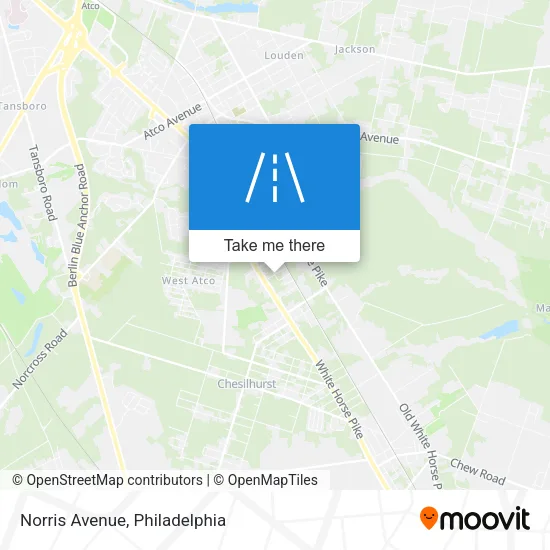Norris Avenue map