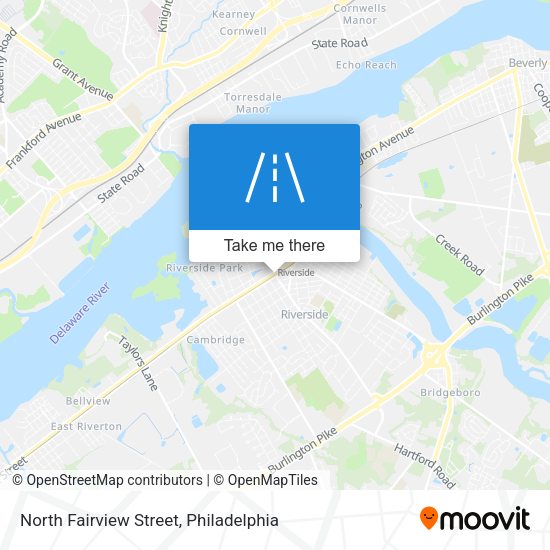 Mapa de North Fairview Street