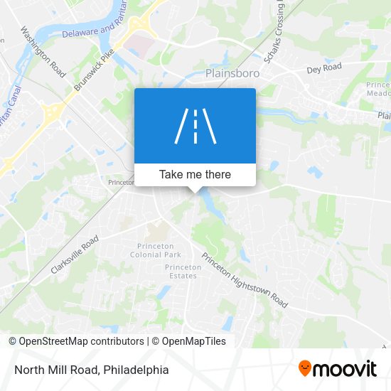 North Mill Road map