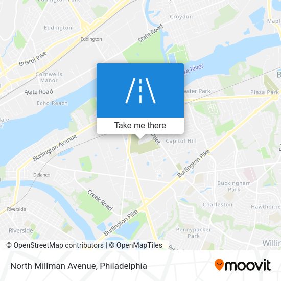 North Millman Avenue map