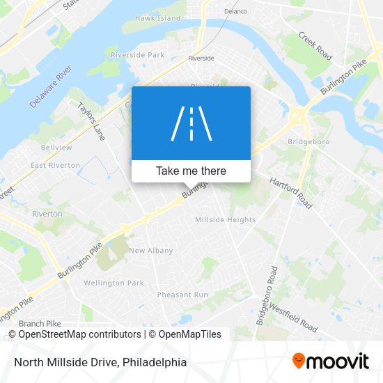 Mapa de North Millside Drive