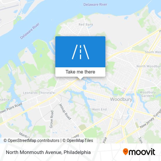 Mapa de North Monmouth Avenue