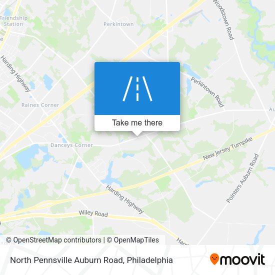 Mapa de North Pennsville Auburn Road