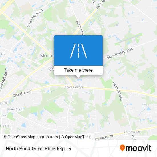 Mapa de North Pond Drive