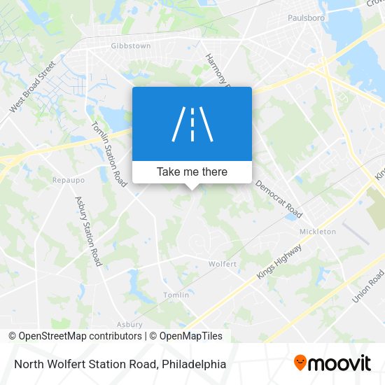 Mapa de North Wolfert Station Road